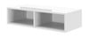 Lily White Optional Lily White Optional Single Under Bed Storage Cubby Angled View