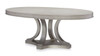 Alvoranda Brushed Gray Oval Dining Table