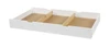 Menora White Optional Twin XL Storage Trundle with Dividers