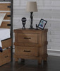 Ryder Antique Oak 2 Drawer Nightstand Room