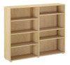McQwinn Natural 8 Shelf Bookcase for Full Size