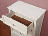 Halsey Weathered White Kids Chest of Drawers top drawer detail