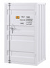 Shipping Container White Metal Chest