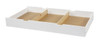 Whistle Stop White Optional Twin Storage Trundle with Dividers