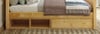 Most Fun Natural Optional Single Under Bed Storage Drawer and Cubby Front View Room