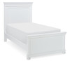 Selena White Twin Bed