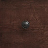 Finn Brown Cherry Chest of Drawers Knob Detail