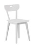 Chelsea White Desk Chair with White Seat and Back