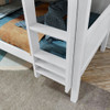 Stella White Triple Bunk Bed Ladder Detail