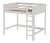 Dawson White High Full Size Loft Bed-Panel Ends