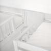 Melrose White Quadruple Bunk Bed with Stairs Top Detail