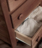 Woodlands Brown Cherry Large Dresser drawer detail