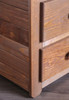 Woodlands Brown Cherry Nightstand with Drawers drawer detail