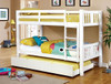 Dorothy Twin Size Bunk Beds shown with Optional Twin Size Trundle Room