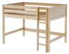 McQwinn Natural Full Size Junior Loft Bed