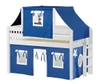 Caleb's White Boys Twin Size Playhouse Loft Bed