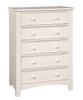 Raelin White Kids Chest of Drawers