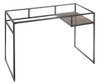 Wilber Hall Metal Desk Gray