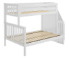 Anaya White Twin over Full Left Side Angled View