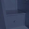 Braxton Blue Bunk Beds with Stairs Tread Detail