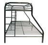 Kenosha Black Twin over Queen Bunk Bed Side View