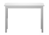 Wilde White Twin Loft Bed with Desk Desk only Front View