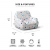 Big Joe Mid Mod Toddler Bean Bag Chair Dimensions & Features