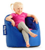 Big Joe Milano Childrens Bean Bag Chair with Child Sapphire Blue