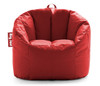 SmartMax Big Joe Milano Bean Bag Chair Front View Red