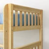 Washburn Natural Adult Bunk Beds Slatted End Detail