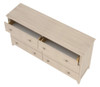 Kivik Sand 6 Drawer Dresser Drawer Open Angled View