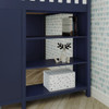 Braxton Blue All in One Full Size Loft Bed Shelf Detail