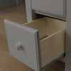 Almere Gray Full over Full L Shaped Bunk Beds Chest Detail