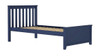 Baldwin Blue L Shape Loft Bed Bottom Twin Size Bed