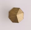 Antoinette White and Gold Desk Knob Detail
