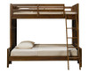 Cinnamon Ranch Twin over Full Bunk Beds for Kids Front View