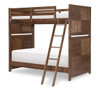 Cinnamon Ranch Twin Bunk Beds for Kids Angled View