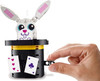 Lego Friends Magical Funfair Roller Coaster 41685 rabbit in hat switch