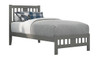 Elba Gray Twin Platform Bed Frame