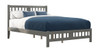 Elba Gray Queen Size Platform Bed Frame