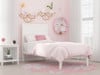 Suna White Twin Bed Frame with Headboard Room