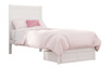 Suna White Twin Platform Bed with Storage