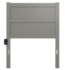 Sage Gray Twin Headboards Front View