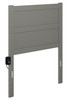 Sage Gray Twin Headboards Angled View