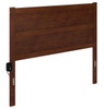 Sage Walnut Queen Size Headboard Angled View