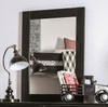 Raven Distressed Black Tall Mirror Room
