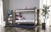 Wooddale Distressed Gray Twin Bunk Beds Room