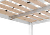Washburn Natural Queen Size Loft Beds for Adults Center Support Bar shown in White