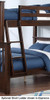 Beatrice White Optional Short Ladder shown in Espresso