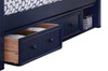 Annapolis Blue Optional Set of 2 Underbed Storage Drawers with Cubby